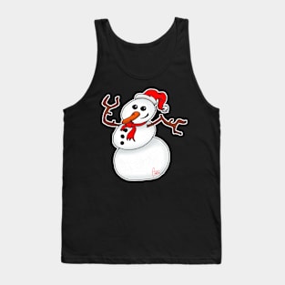 Happy Snowman Tank Top